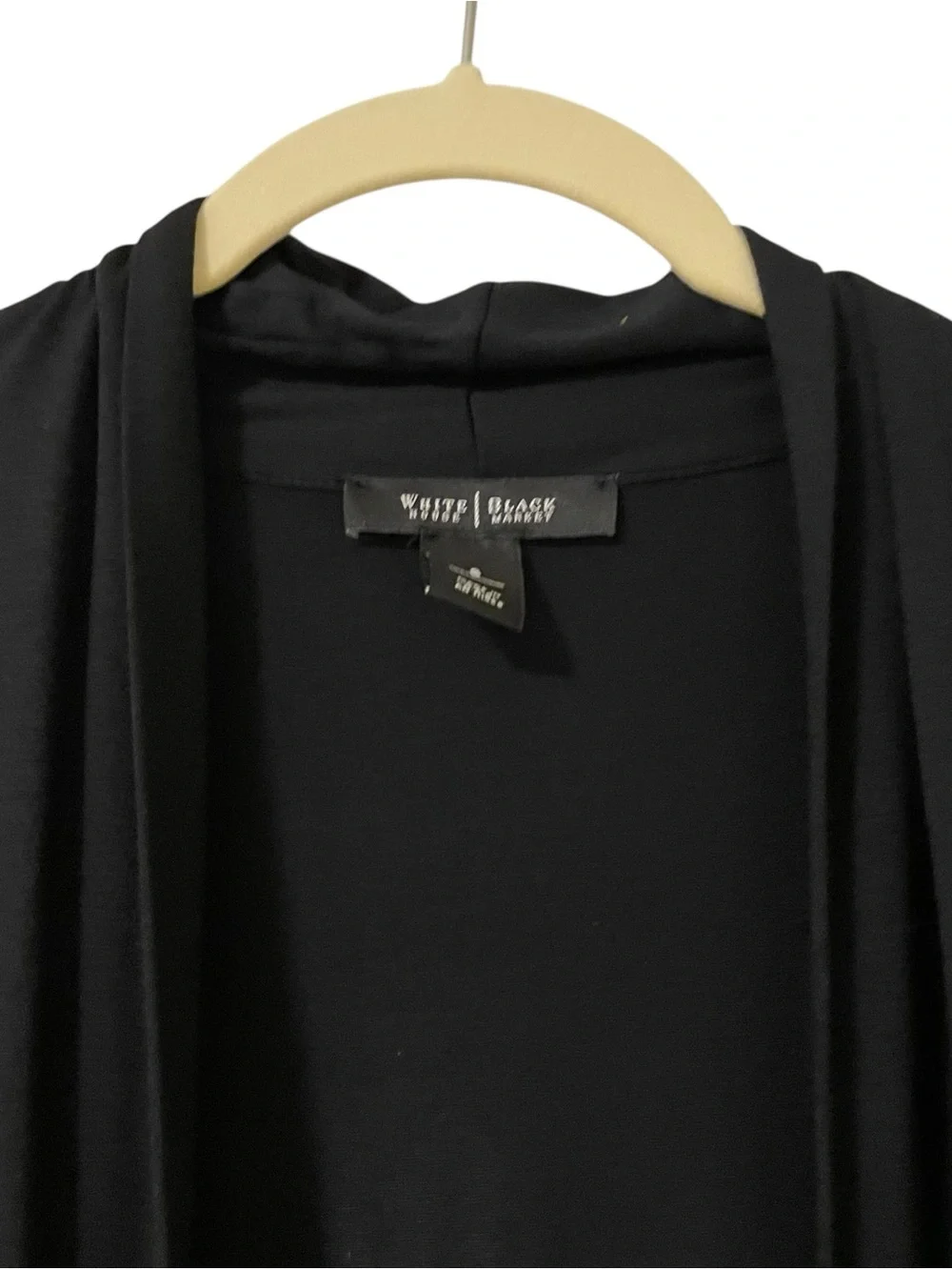 White House Black Market WHBM Women's Draped Open Cardigan
